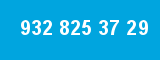 932 825 37 29 932 825 37 29